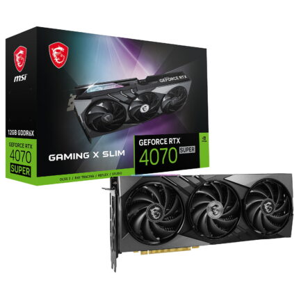 carte graphique MSI RTX 4070 SUPER GAMING X SLIM 12GO - Campus Informatique