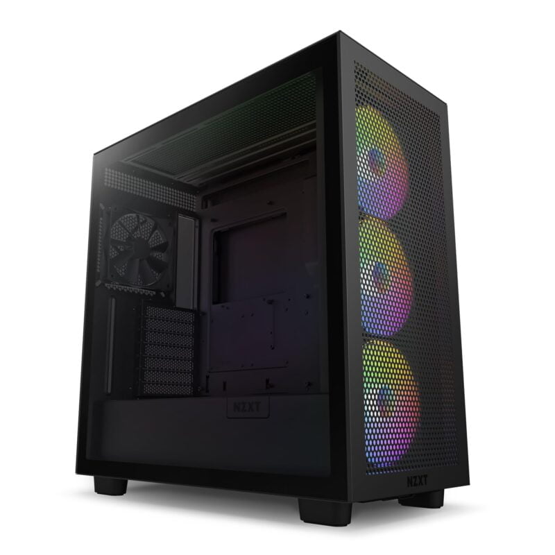 BOITIER NZXT H7 FLOW BLACK RGB / CAMPUS INFORMATIQUE