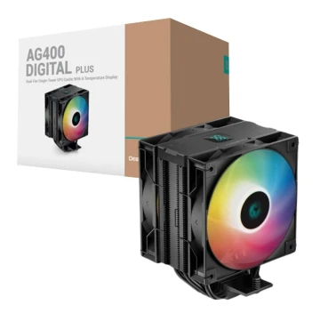DEEPCOOL AG400 DIGITAL PLUS ARGB BLACK