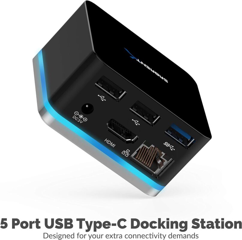 HUB USB TYPE C SABRENT DOCKING STATION USB 3.0 LAN HDMI - Campus Informatique
