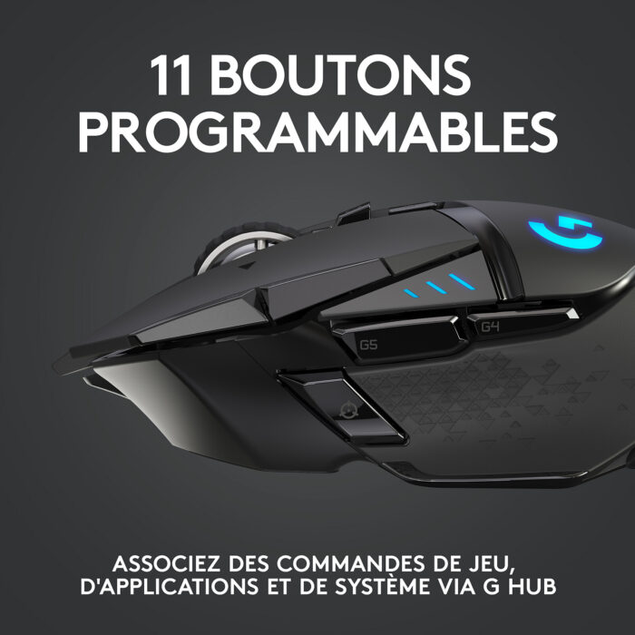 SOURIS LOGITECH G502 LIGHTSPEED SANS FIL BLACK – Image 5