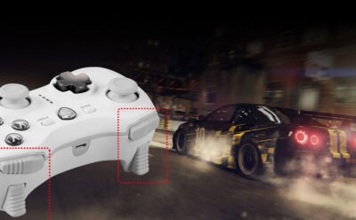 MANETTE SANS FIL MSI FORCE GC30 V2 WHITE - Campus Informatique