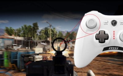 MANETTE SANS FIL MSI FORCE GC30 V2 WHITE - Campus Informatique