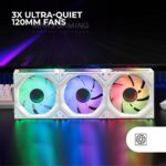 VENTILO MARS GAMING MF-LINKFINITYKIT 3FAN WHITE / CAMPUS INFORMATIQUE