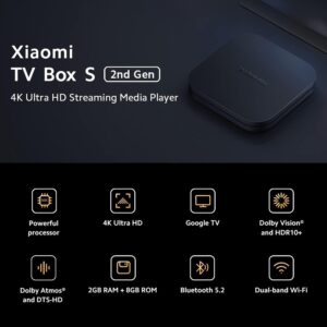XIAOMI MI TV BOX S GEN2 4K - Campus Informatique