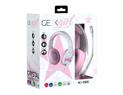 CASQUE KONIX GEEK GIRL GAMING - Campus Informatique