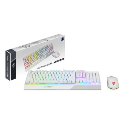 CLAVIER SOURIS MSI VIGOR GK30 WHITE - Campus Informatique