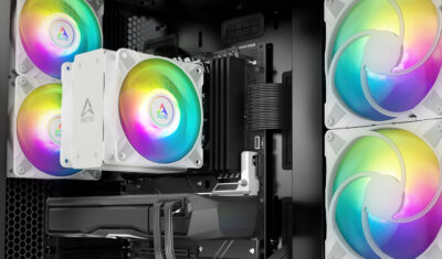 Freezer 36 ARGB White Sleak Design Build