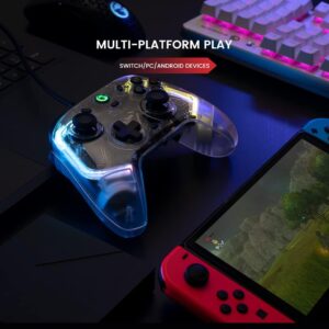 MANETTE FILAIRE GAMESIR T4 KALEID RGB 2