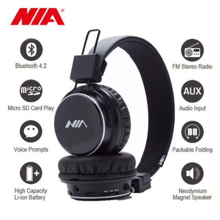 CASQUE BULETOOTH NEW NIA Q8 MICRO SD - Campus Informatique