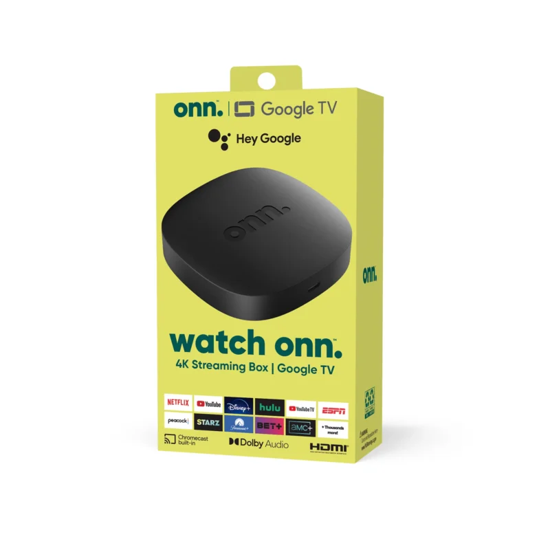 ONN. GOOGLE TV 4K STREAMING BOX - Campus Informatique