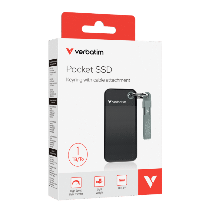 SSD EXTERN VERBATIM POCKET 1TO TYPE C – Image 5