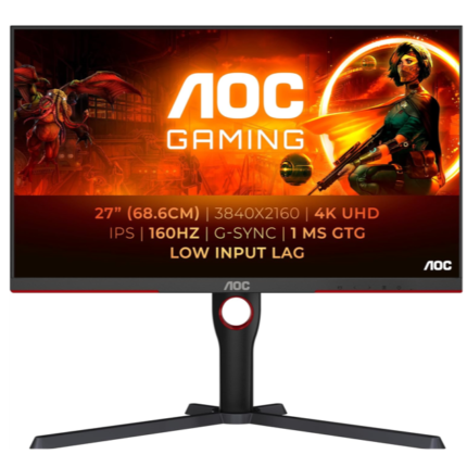 ECRAN AOC U27G3X 160HZ 1MS IPS 4K STAND AJDUSTABLE