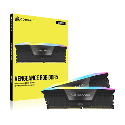 RAM CORSAIR 32GO 2X16GO 6400MHZ VENGEANCE RGB DDR5 CL36 - Campus Informatique