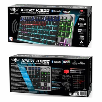 CLAVIER SPIRIT OF GAMER XPERT K1300 RGB - Campus Informatique