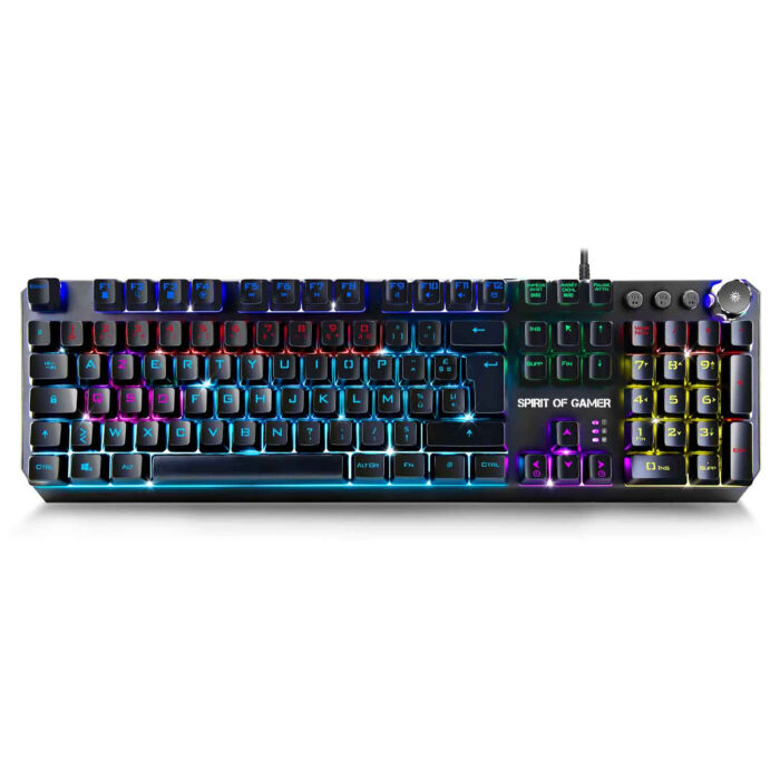 CLAVIER SPIRIT OF GAMER XPERT K400 MECANIQUE RGB - Campus Informatique