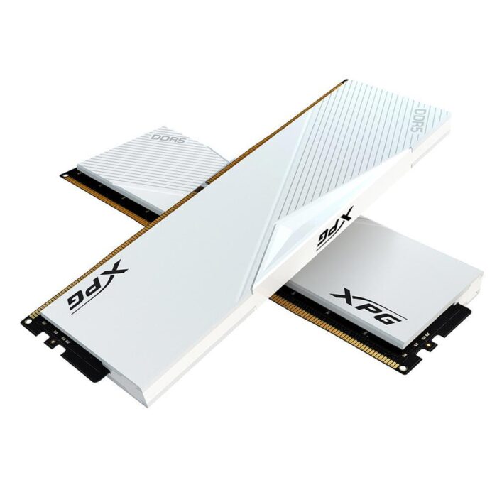 RAM ADATA XPG 16GO 2X8GO 5200MHZ DDR5 LANCER CL38 WHITE - Campus Informatique