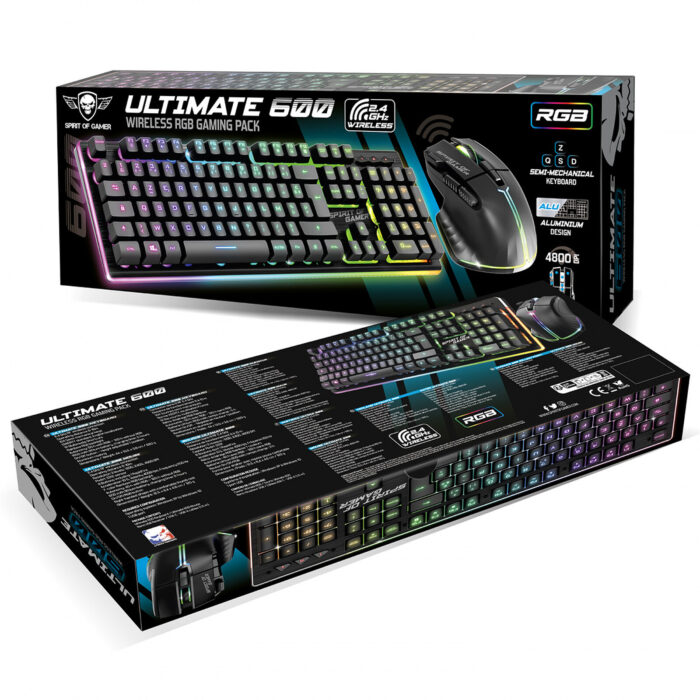 PACK SPIRIT OF GAMER ULTIMATE 600 RGB BLACK 2