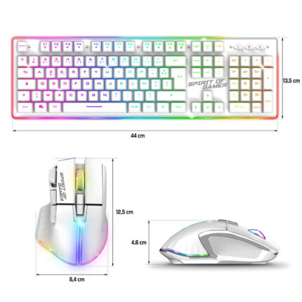 PACK SPIRIT OF GAMER ULTIMATE 600 RGB WHITE - Campus Informatique