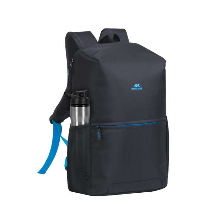 SAC A DOS 15.6 RIVACASE 8068 BOUTEILLE DE SPORT NOIR 3