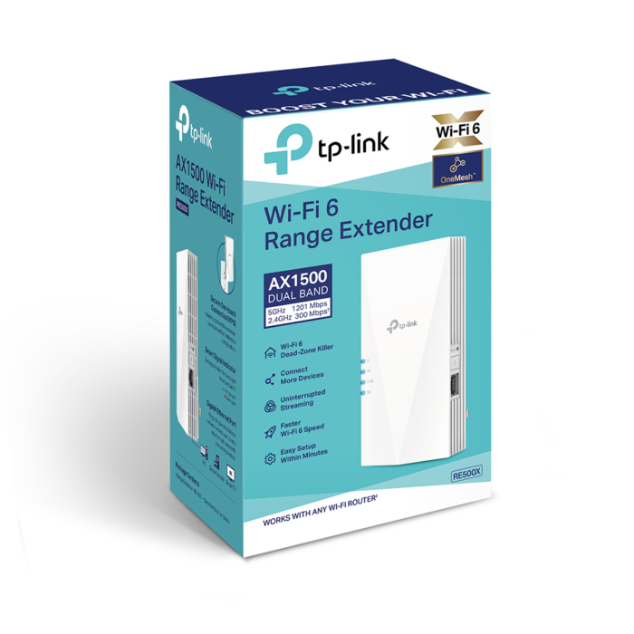 REPETEUR TPLINK WIFI 6 RE500X AX1500 - Campus Informatique