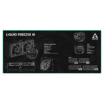 TAPIS ARCTIC MOUSEPAD LIQUID FREEZER III 900X400 MM