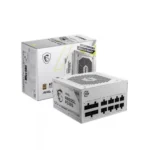 ALIMENTATION MSI MPG A850GL PCIE5 GOLD MODULAIRE ATX3.0 WHITE