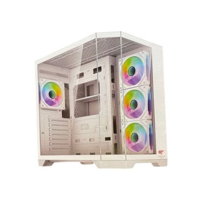 BOITIER HAVIT CF924 WHITE 4 FANS ARGB