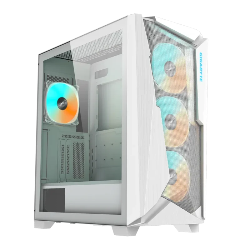 GIGABYTE C301 GLASS WHITE V2 ARGB - Campus Informatique