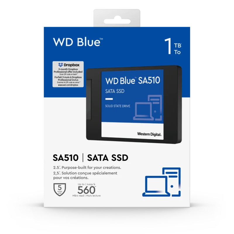WESTERN DIGITAL SSD WD BLUE SA510 1TO - Campus Informatique