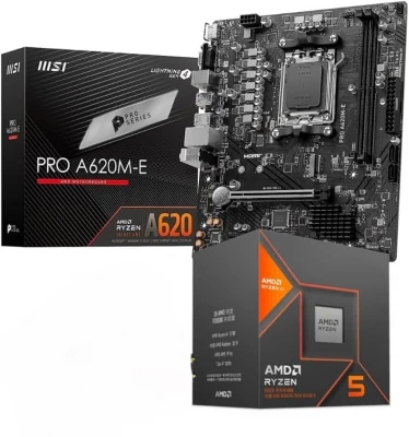 RYZEN 5 8600G + MSI PRO A620M E DDR5