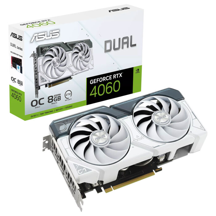 ASUS RTX 4060 DUAL OC 8GO WHITE