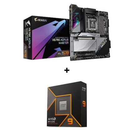 KIT UPGRADE RYZEN 9 9950X + GIGABYTE AORUS X670E MASTER