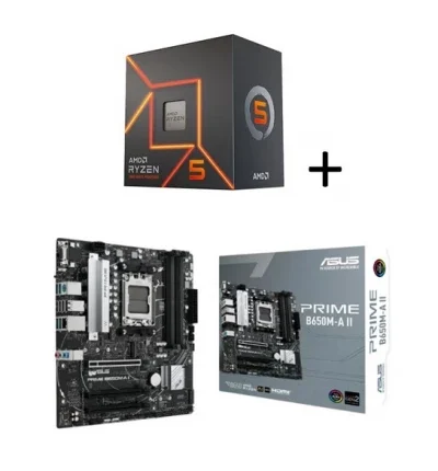 KIT UPGRADE RYZEN 5 7600 + CARTE MERE ASUS PRIME B650M A II