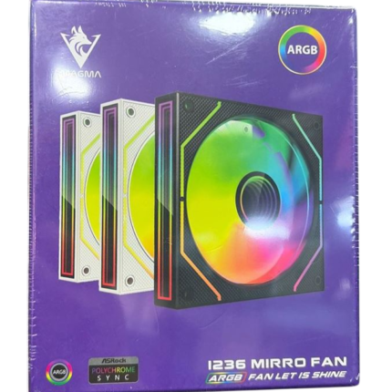 VENTILO MAGMA 12366 MIRRO FAN ARGB BLACK