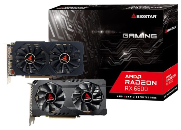 BIOSTAR GAMING RADEON RX 6600 8GO