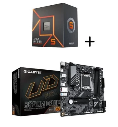 KIT UPGRADE RYZEN 5 7600 + GIGABYTE B650M D3HP