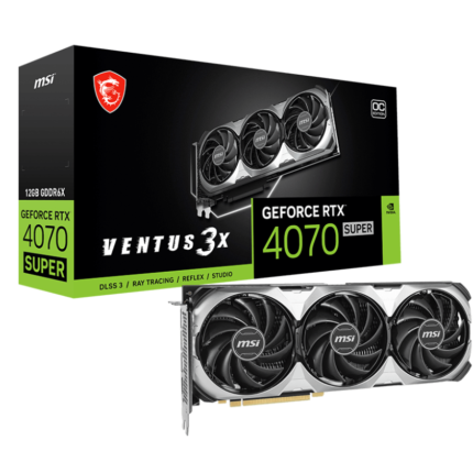 MSI RTX 4070 SUPER VENTUS 3X OC 12GO