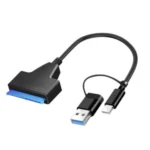ADAPTATEUR LECTEUR DISQUE DUR 2.5" SATA TO USB C TO USB 3.0