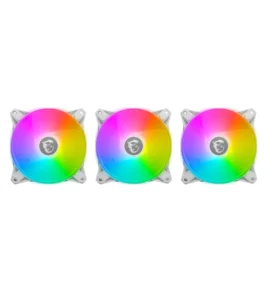 PACK VENTILO MSI MPG F120 ARGB 3W WHITE