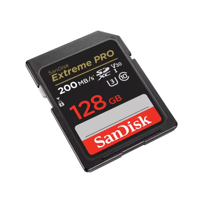 SANDISK EXTREME PRO SDXC UHS-I 128GO U3 V30 4K 200MBS