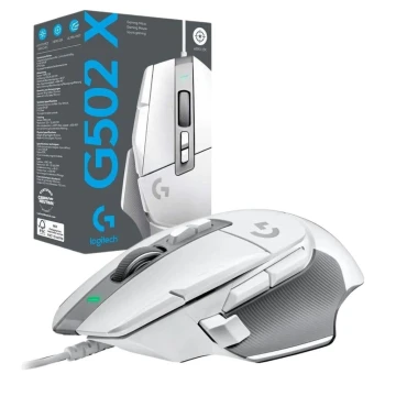 SOURIS LOGITECH G502 X HERO FILAIRE WHITE