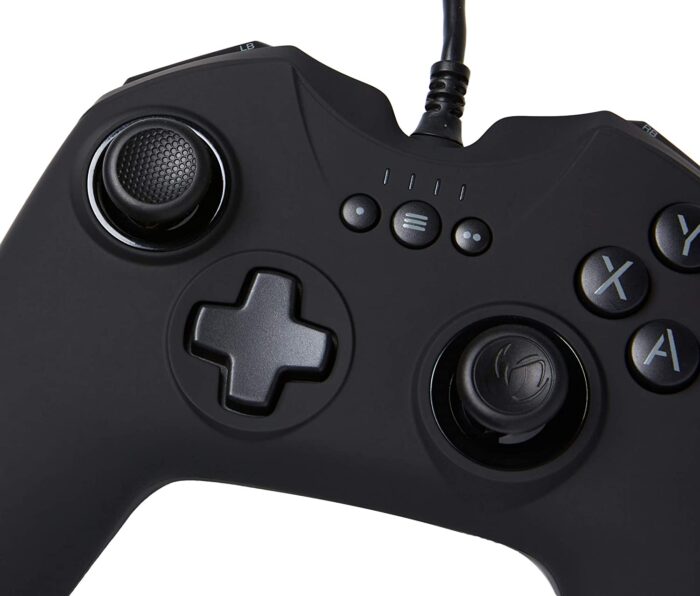 nacon pc gaming controller gc 100xf black wired asymmetric