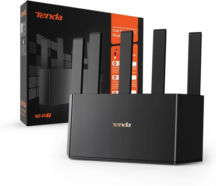 ROUTER TENDA TE3L PRO BE3600 DUAL BAND WIFI 7 – Image 1