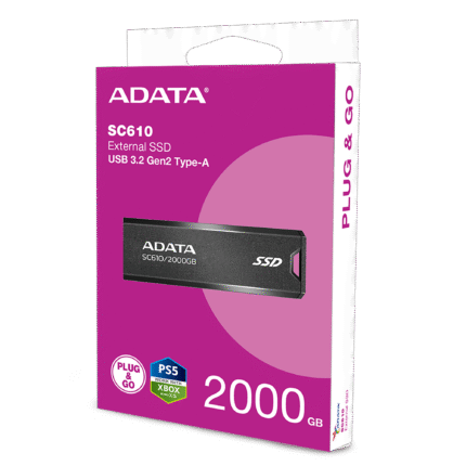 SSD EXTERNE ADATA 2TO SC610 USB3.2 TYPE A