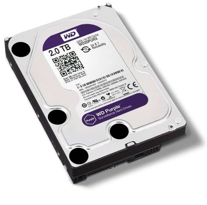 DISQUE DUR HDD WD 2TO PURPLE (refurbished) – Image 2