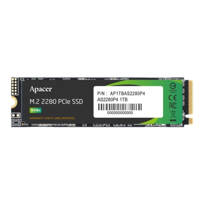 SSD M.2 APACER 512GO NVME GEN3 AS2280P4 – Image 1